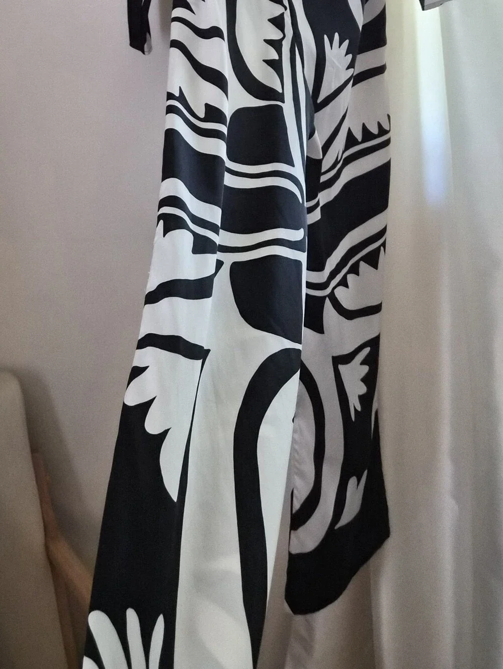 Black & White Wide Leg Jumpsuit